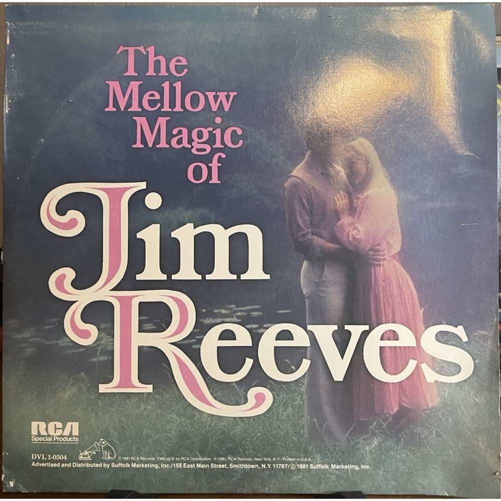 1981 Jim Reeves The Mellow Magic Of Jim Reeves Country Vinyl Record LP RCA